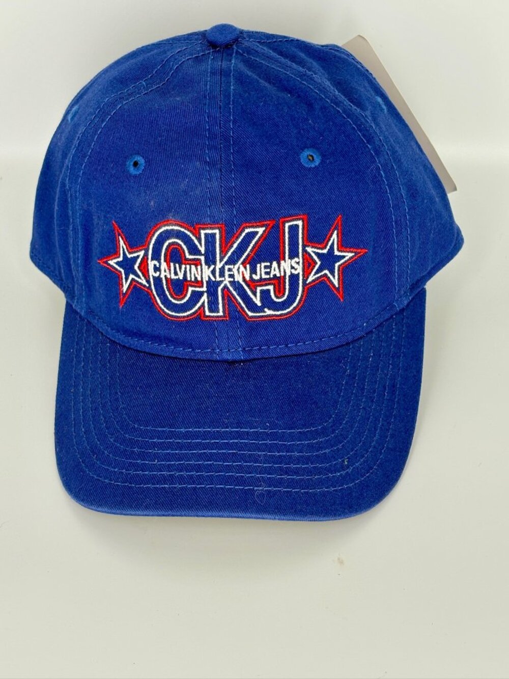 Calvin Klein Jeans Red, White, and Blue Trucker Hat
